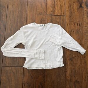 Eterne crop long sleeve tee